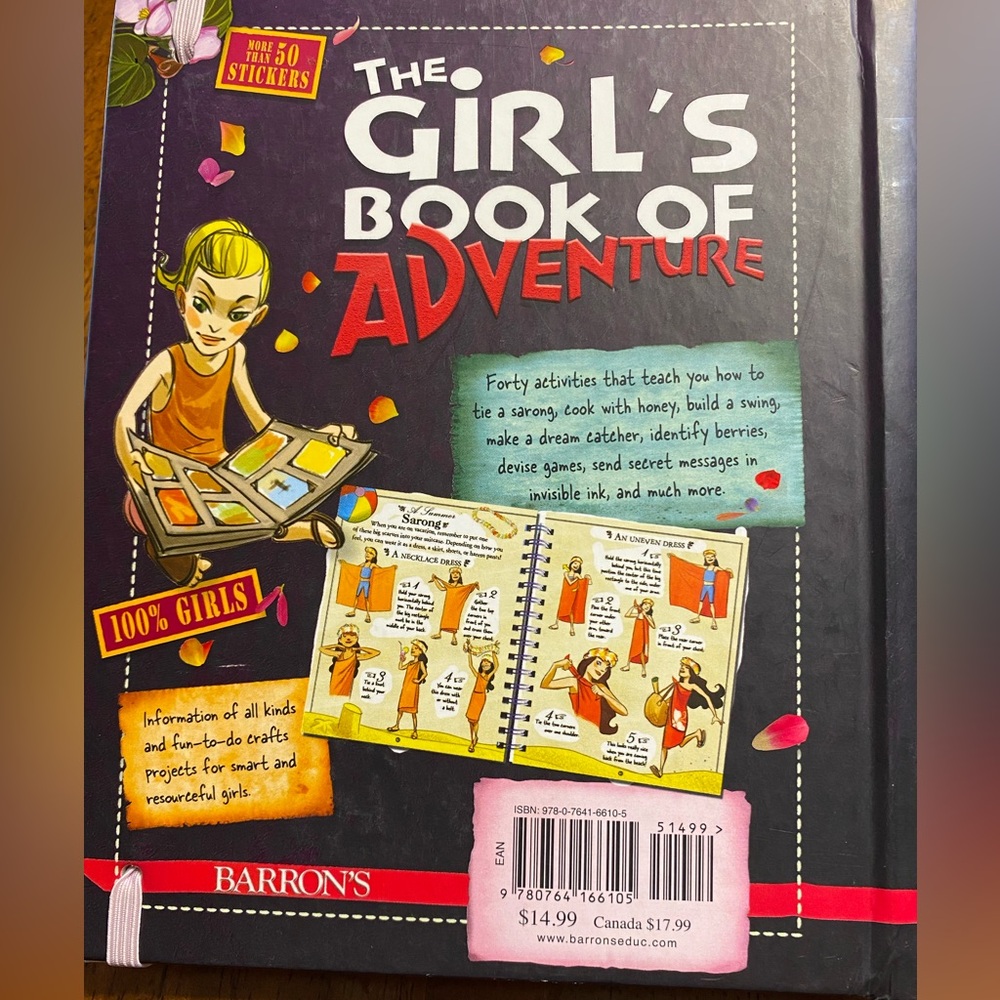 The girls book of adventure.  The little guidebook forsmart & resourceful girls. - Picture 5 of 10